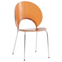 Opulent Series Modern Amber Dining Chair
