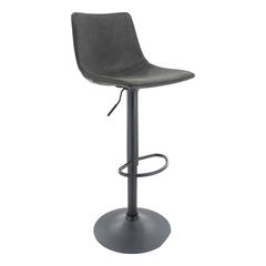 Tilbury Modern Adjustable Bar Stool With Footrest & 360-Degree Swivel
