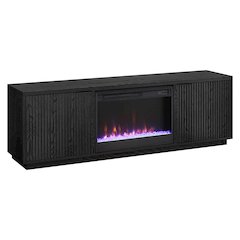 Rectangular TV Stand with 26" Crystal Fireplace for TV's up to 78"