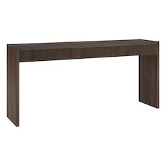 Lawrence 64" Wide Rectangular Console Table in Alder Brown