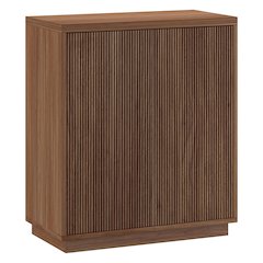 Alston 28" Wide Rectangular Accent Cabinet in Satin Walnut