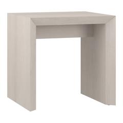 Oswin 22" Wide Rectangular Side Table in Alder White