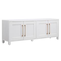Chabot Rectangular TV Stand for TV's up to 80" in White