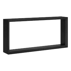 Osmond 64" Wide Rectangular Console Table in Black Grain