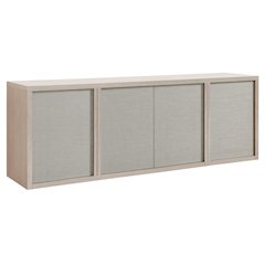 Kai Rectangular TV Stand for TV's up to 75" in Alder White