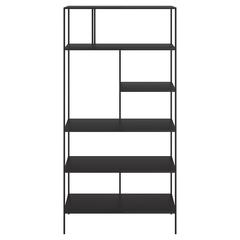 Winslow 72" Tall Rectangular Bookcase in Blackened Bronze