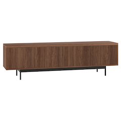 Whitman Rectangular TV Stand for TV's up to 75" in Satin Walnut