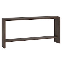 Osman 64" Wide Rectangular Console Table in Alder Brown