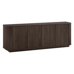 Canton Rectangular TV Stand for TV's up to 75" in Alder Brown