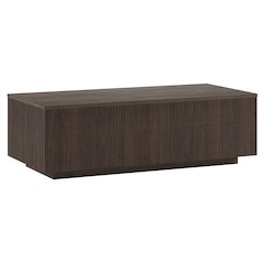 Reyes 48" Wide Rectangular Coffee Table in Alder Brown