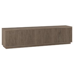 Hanson Rectangular TV Stand for TV's up to 85" in Antiqued Gray Oak