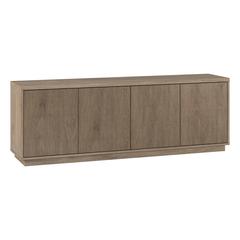 Hanson Rectangular TV Stand for TV's up to 75" in Antiqued Gray Oak
