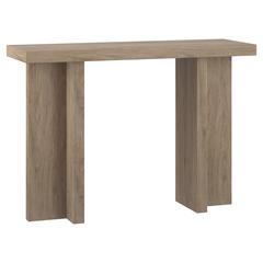 Dimitra 42" Wide Rectangular Console Table in Antiqued Gray Oak