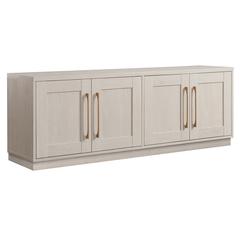 Tillman Rectangular TV Stand for TV's up to 80" in Alder White