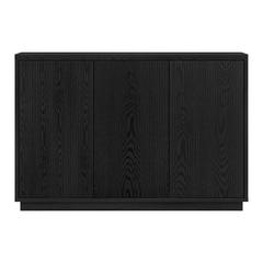 Alston 48" Wide Rectangular Buffet Table in Black Grain