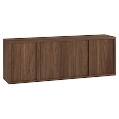 Savin Rectangular TV Stand for TV's up to 75" in Satin Walnut
