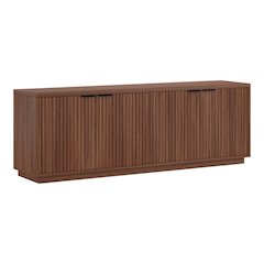 Mansfield Rectangular TV Stand for TV's up to 78" in Satin Walnut