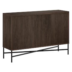 Brighton 48" Wide Rectangular Buffet Table in Alder Brown