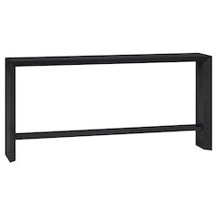 Osman 64" Wide Rectangular Console Table in Black Grain