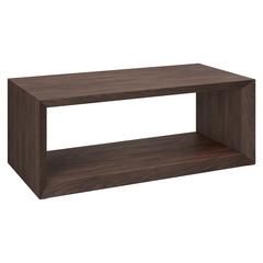 Osmond 48" Wide Rectangular Coffee Table in Alder Brown