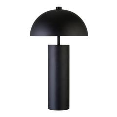 York 27" Tall Table Lamp with Metal Shade in Blackened Bronze/Blackened Bronze
