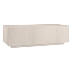 Paxton 48" Wide Rectangular Coffee Table in Alder White