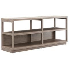 Thalia Rectangular TV Stand for TV's up to 60" in Antiqued Gray Oak