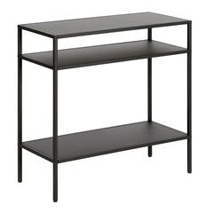 Ricardo 24'' Wide Rectangular Side Table in Blackened Bronze