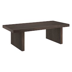 Soren 48" Wide Rectangular Coffee Table in Alder Brown