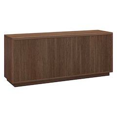 Hanson Rectangular Fluted TV Stand for TV's up to 65" in Satin Walnut