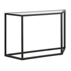 Levi 44'' Wide Trapezoid Console Table in Blackened Bronze