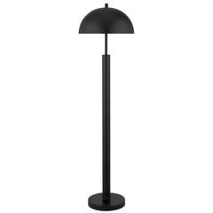 York 58" Tall Floor Lamp with Metal Shade in Blackened Bronze