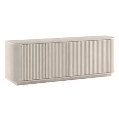 Canton Rectangular TV Stand for TV's up to 75" in Alder White