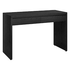 Ashcroft 48'' Wide Rectangular Desk in Black Grain