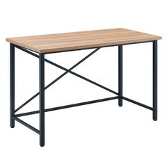 Martina Rectangular 47.5'' Wide Desk in Black/Golden Oak