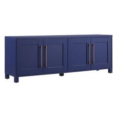 Chabot Rectangular TV Stand for TV's up to 75" in Dark Blue