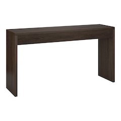 Lawrence 55" Wide Rectangular Console Table in Alder Brown