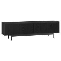 Whitman Rectangular TV Stand for TV's up to 75" in Black Grain