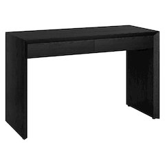 Pembroke 48'' Wide Rectangular Desk in Black Grain