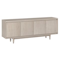 Duran Rectangular TV Stand for TV's up to 75" in Alder White
