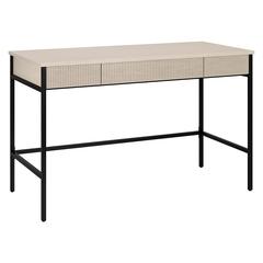 Nolan 48" Wide Rectangular Writing Desk in Alder White