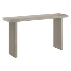 Soren 55" Wide Rectangular Console Table in Alder White
