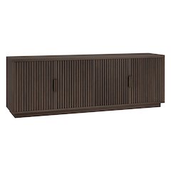Mero Rectangular TV Stand for TV's up to 75" in Alder Brown