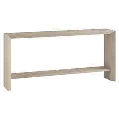 Osman 64" Wide Rectangular Console Table in Alder White