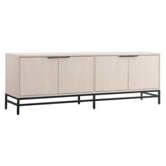 Campello Rectangular TV Stand for TV's up to 78" in Alder White