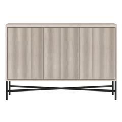 Brighton 48" Wide Rectangular Buffet Table in Alder White