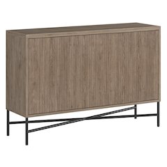 Brighton 48" Wide Rectangular Buffet Table in Antiqued Gray Oak