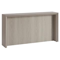 Piedmont 56" Wide Rectangular Console Table in Alder White