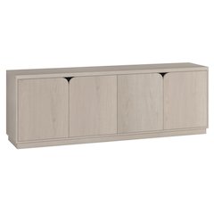 Fitzroy Rectangular TV Stand for TV's up to 78" in Alder White