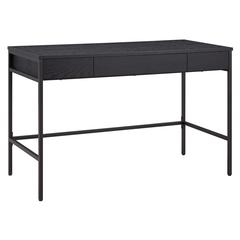 Evans 47.75'' Wide Rectangular Writing Desk in Black